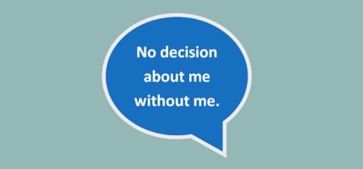 No decision about me without me