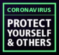 image saying coronavirus protect yourself and others